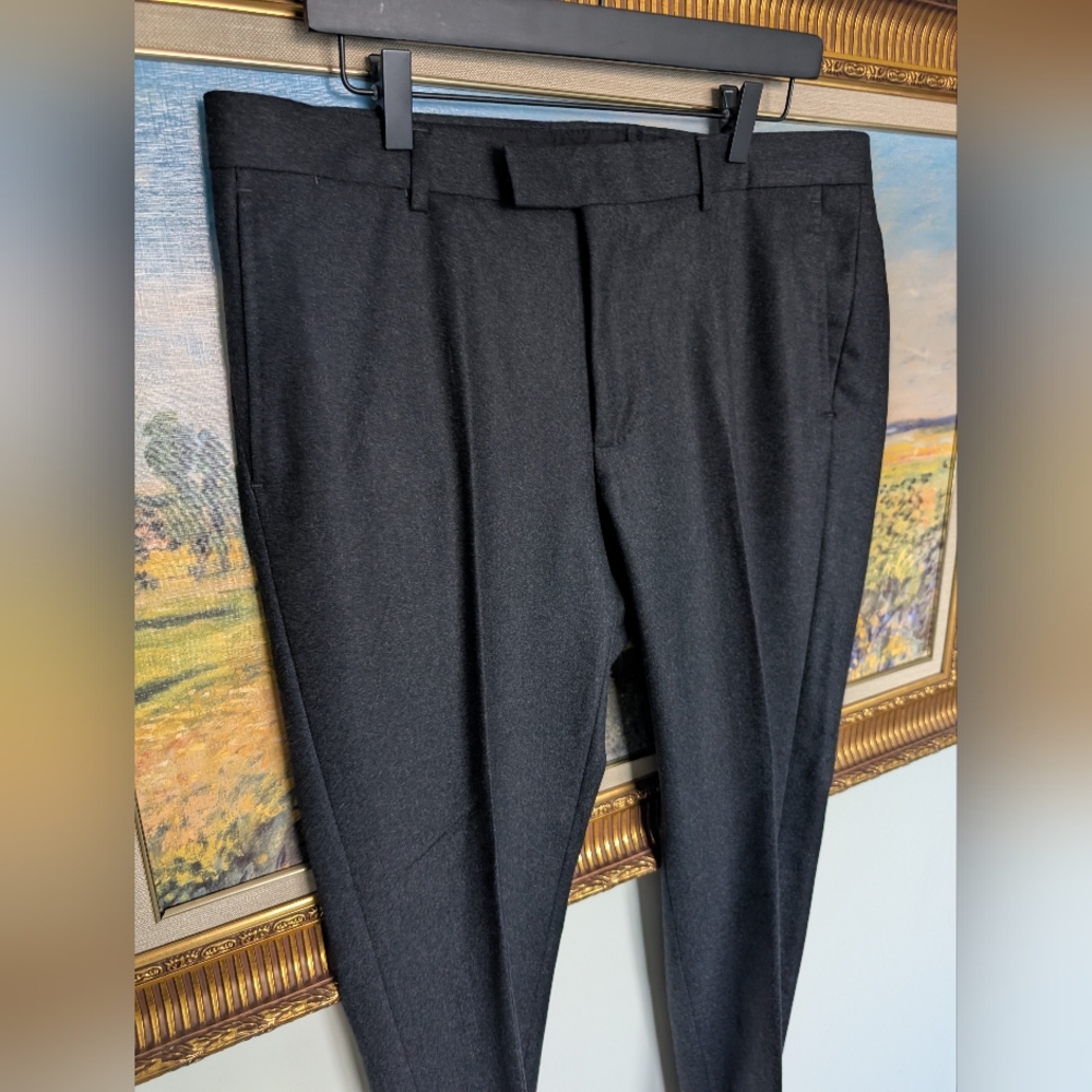NEW Cerruti 1881 Charcoal Wool Pants IT52